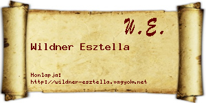 Wildner Esztella névjegykártya